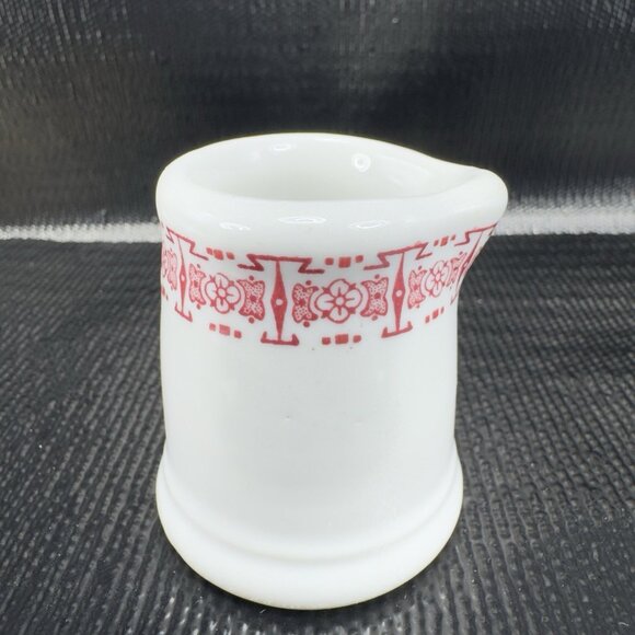 Vintage Small Restaurant Hotel Ware Heavy Duty Heavy Creamer Mini Pitcher Jug - Picture 10 of 10